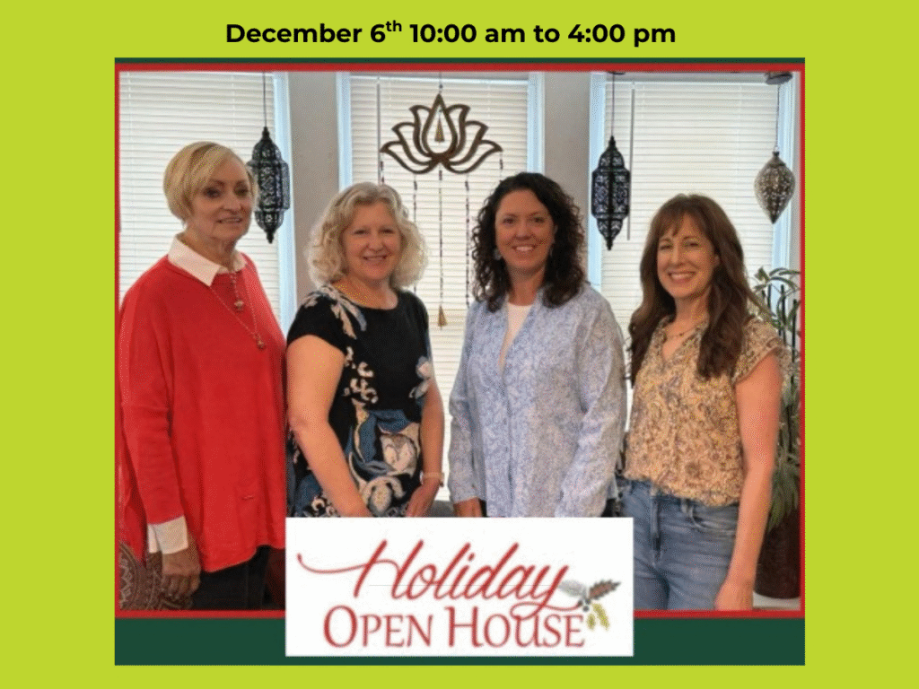 Holiday Open House Saturday December 6th!